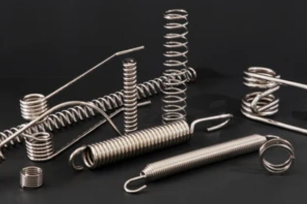 Springs produced by Sjoy spring machines, showcasing high-precision and quality spring manufacturing for various industrial applications