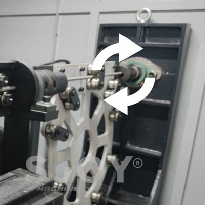 Sjoy machine structure diagram, illustrating the robust design and advanced components of CNC spring and wire forming machines for enhanced performance.