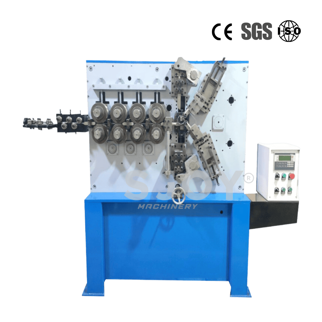 Rolling Door Spring Machine designed for precise and efficient production of springs used in rolling door mechanisms, suitable for a range of wire diameters.