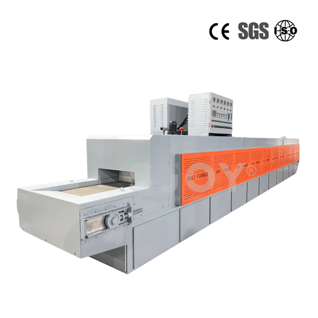 Sjoy CNC Temper Furnace designed for precise heat treatment of springs, ensuring optimal hardness and durability for various industrial applications.